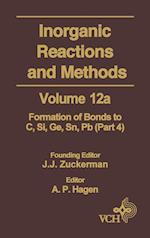 Inorganic Reactions & Methods V12A – Formation of Bonds to C, Si, Ge, Sn Pb Pt 4