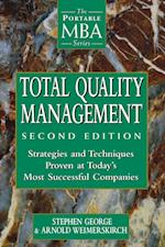 Total Quality Management – Strategies & Techniques  Proven at Today's Most Successful Companies 2e