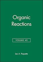 Organic Reactions V40