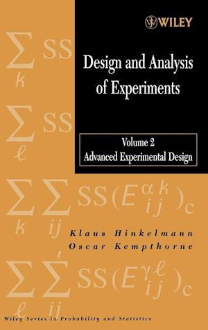 Design and Analysis of Experiments – Advanced Experimental Design V 2