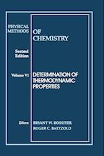 Physical Methods of Chemistry, Determination of Thermodynamic Properties