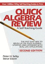 Quick Algebra Review