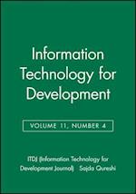 Information Technology for Development, Volume 11, Number 4