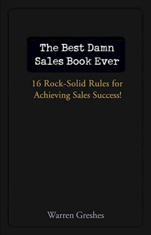 Best Damn Sales Book Ever
