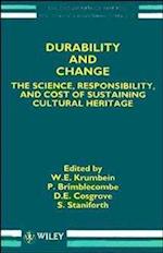 Dahlem ES15 Durability & Change – The Science, Responsibility & Cost of Sustaining Cultural Heritage