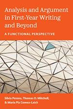 Analysis and Argument in First-Year Writing and Beyond