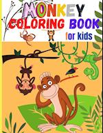 Monkey Coloring Book for Kids