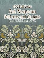 150 Full-Color Art Nouveau Patterns and Designs