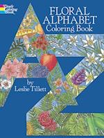 Floral Alphabet Colouring Book