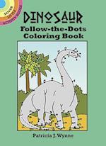Dinosaur Follow-the-dots Coloring Book