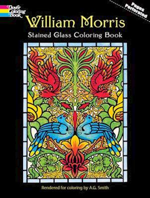 William Morris Stained Glass Coloring Book