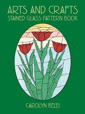 Arts and Crafts Stained Glass Pattern Book