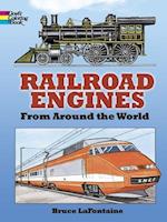 Railroad Engines from Around the World Coloring Book