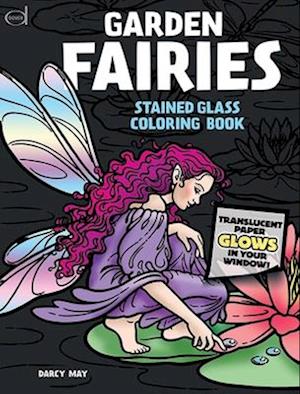 Garden Fairies Stained Glass Coloring Book