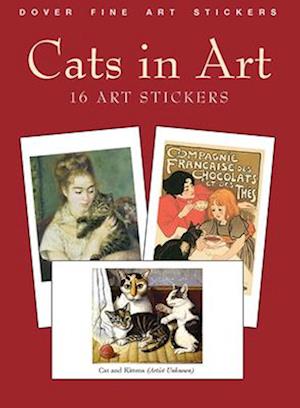 Cats in Art: 16 Art Stickers