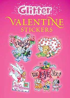 Glitter Valentine Stickers