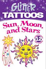 Glitter Tattoos Sun, Moon, Stars