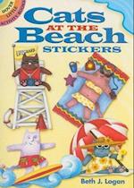 Cats at the Beach Stickers