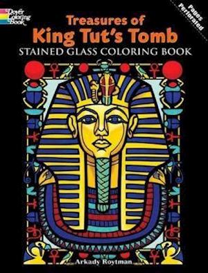 Treasures of King Tut's Tomb Stained Glass Coloring Book