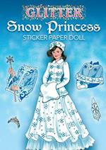 Glitter Snow Princess Sticker Paper Doll