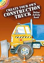 Create Your Own Construction Truck Sticker Activity Book
