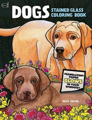 Dogs Stained Glass Coloring Book