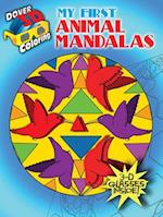 3-D Coloring Book -- My First Animal Mandalas [With 3-D Glasses]