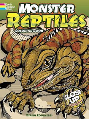 Monster Reptiles Coloring Book