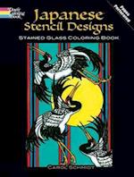 Japanese Stencil Designs Stained Glass Coloring Book