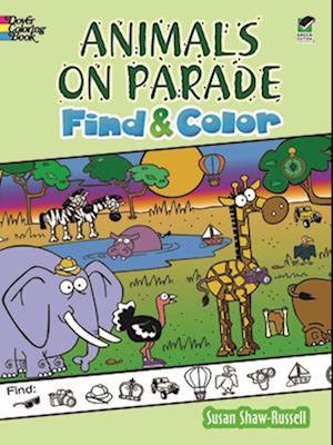 Animals on Parade Find and Color