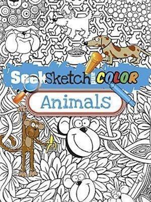Seek, Sketch and Color Animals