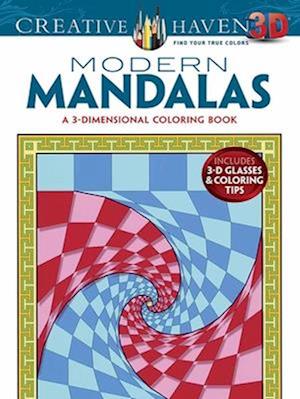 Creative Haven 3-D Modern Mandalas Coloring Book