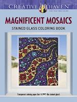 Creative Haven Magnificent Mosaics Stained Glass Coloring Book