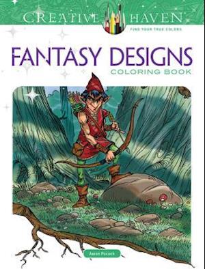 Creative Haven Fantasy Designs Coloring Book