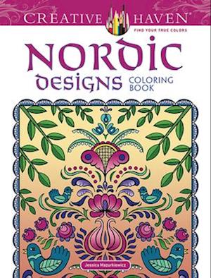 Creative Haven Nordic Designs Collection Coloring Book