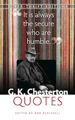 G. K. Chesterton Quotes