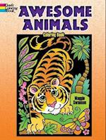Awesome Animals Coloring Book