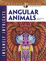 Creative Haven Insanely Intricate Angular Animals Coloring Book