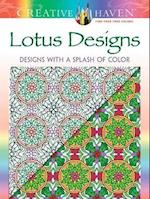 Creative Haven Lotus: Designs with a Splash of Color