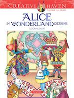 Creative Haven Alice in Wonderland Designs Coloring Book