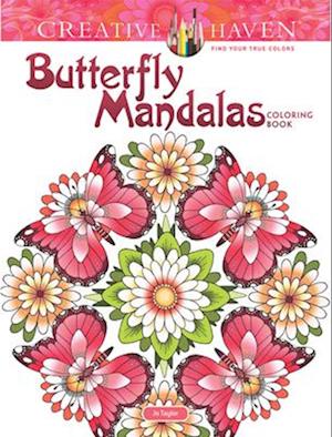 Creative Haven Butterfly Mandalas Coloring Book