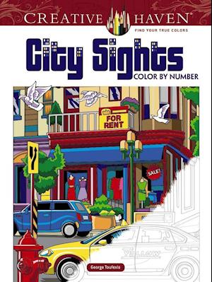 Creative Haven City Sights Color By Number