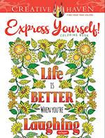 Creative Haven Express Yourself! Coloring Book
