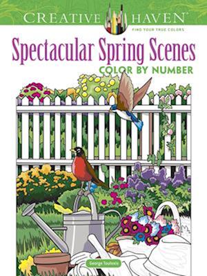 Creative Haven Spectacular Spring Scenes Color by Number
