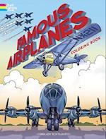 Famous Airplanes Coloring Book
