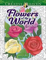 Creative Haven Flowers of the World Coloring Book