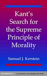 Kant's Search for the Supreme Principle of Morality