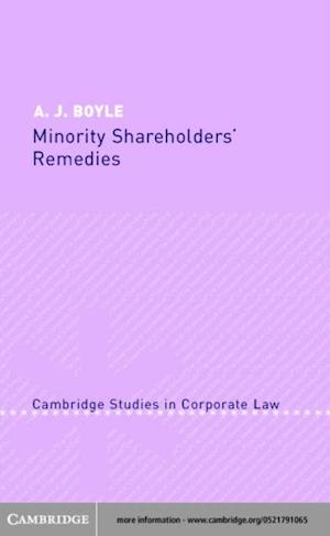 Minority Shareholders' Remedies