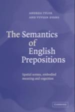 Semantics of English Prepositions