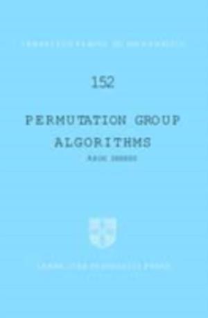 Permutation Group Algorithms